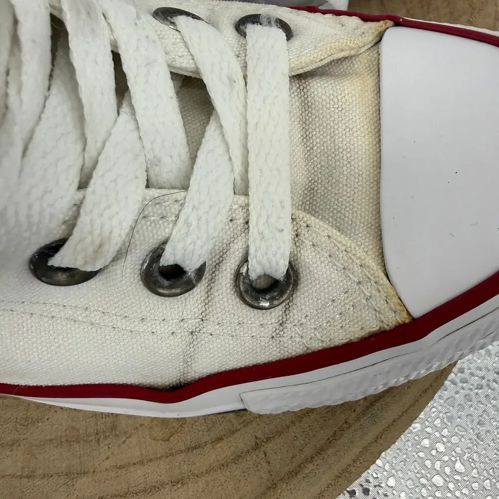 White Converse Chuck Taylors M7652 Women SZ 6.5 Men SZ 4.5